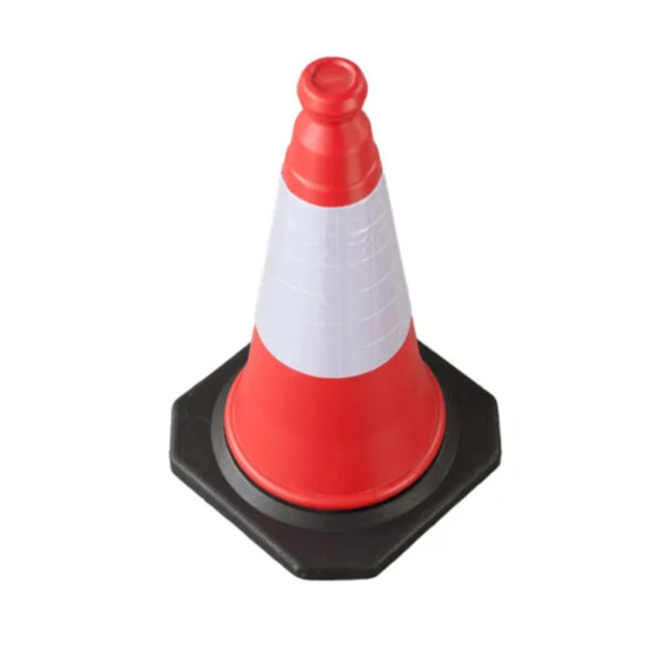 Reflective 45cm Red Cone Road Mini Traffic PE Cones - Image 2