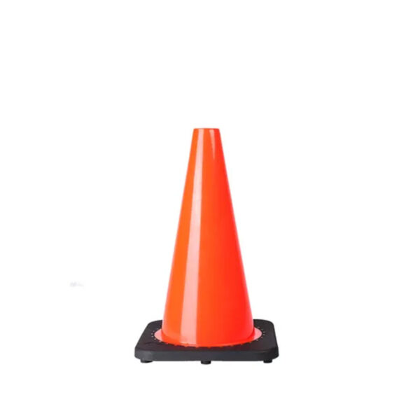 45cm Road Cone Flexible PVC Parking Road Safety Traffic Cone - Image 2