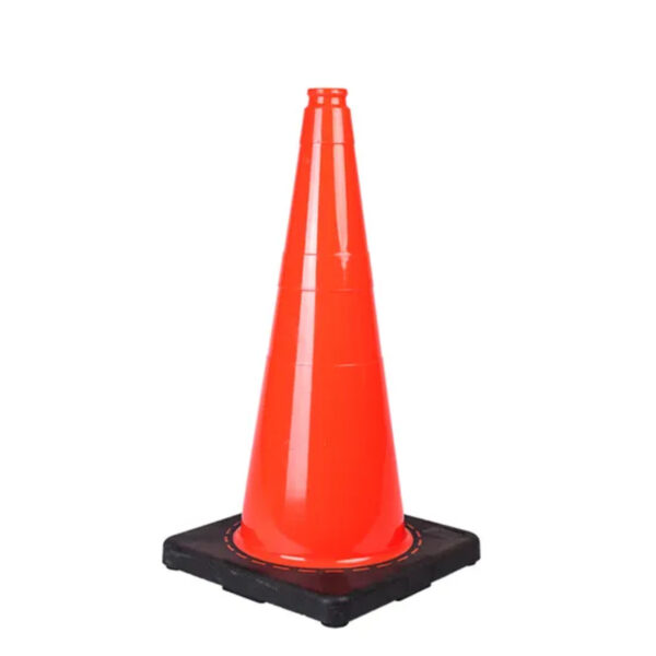 700mm Orange Cone PVC Road Safety Traffic Cones - Image 2