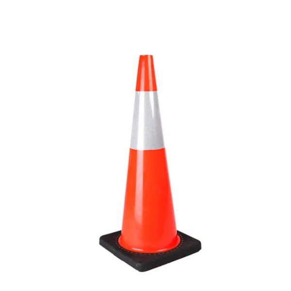 900mm Cones PVC Injected Flexible Traffic Safety Cones - Image 2