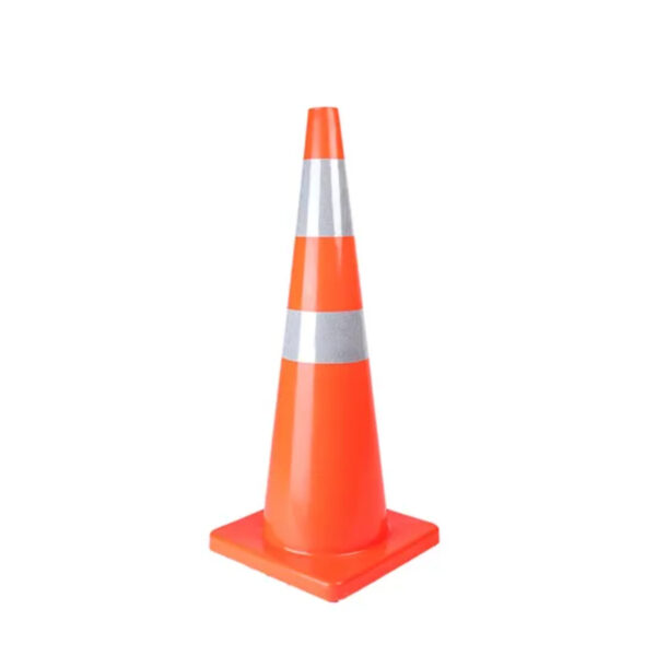 Best Selling 90cm Cone Reflective PVC Traffic Orange Cone - Image 3