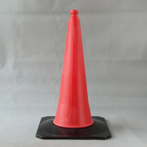 Flexible 75cm Road Cone Traffic Safety Cone with Rubber Base - Image 2