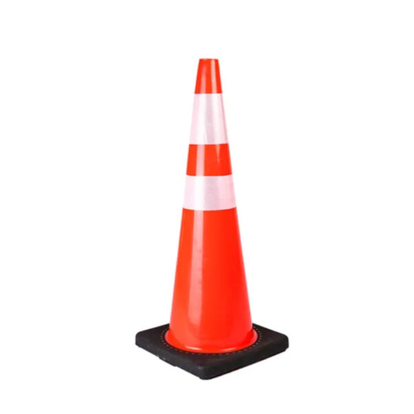 Flexible Reflective Cone PVC Road Safety Traffic Cones - Image 2