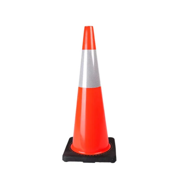 Flexible Reflective Cone PVC Road Safety Traffic Cones - Image 4