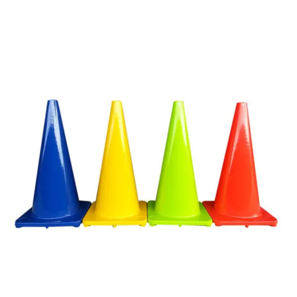 PVC Safety Cone Blue Cones for Construction Site Road - Image 3