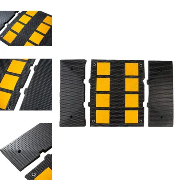 Driveway Roadside Ramps Rubber Road Safety Speed Hump - Image 2