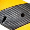 Rubber Road Traffic Speed Bump with Yellow Reflective Strip - Image 3