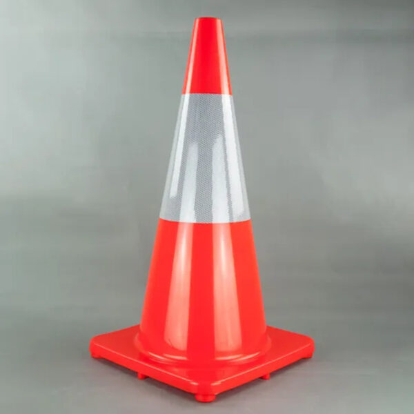 Custom 70cm PVC Cone Road Work Safety High Reflective Cone - Image 2