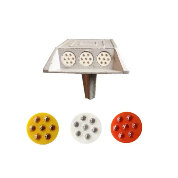 Custom Best 7 Glass Beads Stud Aluminum Cat Eye Road Stud - Image 2