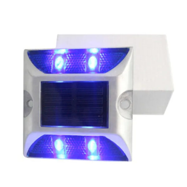 High Brightness Stud Aluminum LED Cat Eye Solar Road Stud - Image 3