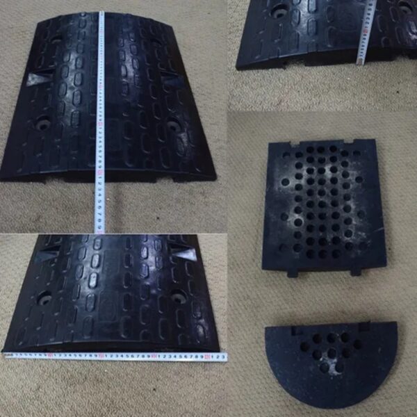 High Quality 500x430x50mm Rubber Reflective Speed Hump - Image 2