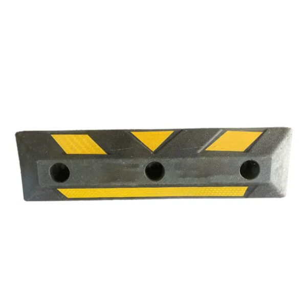 Rubber Plastic 560mm Car Stopper Parking Wheel Stopper - Image 2