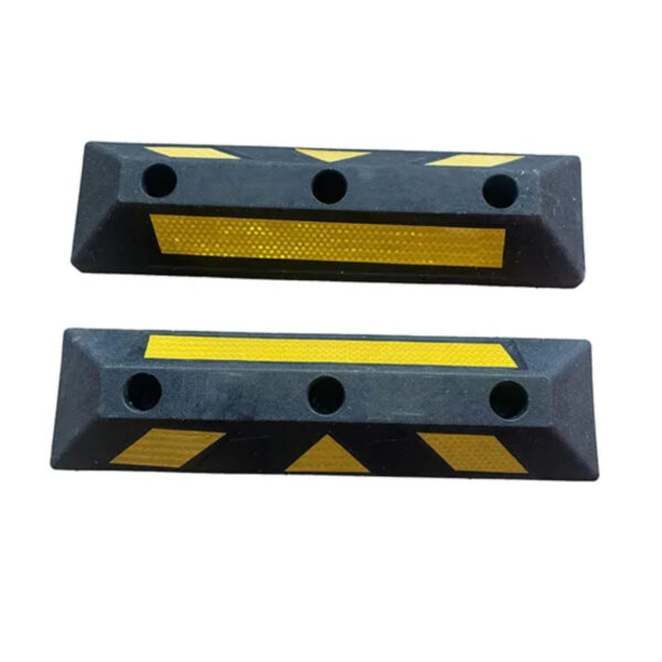 Rubber Plastic 560mm Car Stopper Parking Wheel Stopper - Image 4