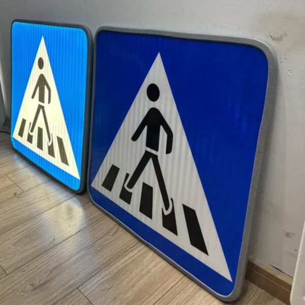 61X61cm Aluminum Sign Traffic Safety Road Warning Sign - Image 4