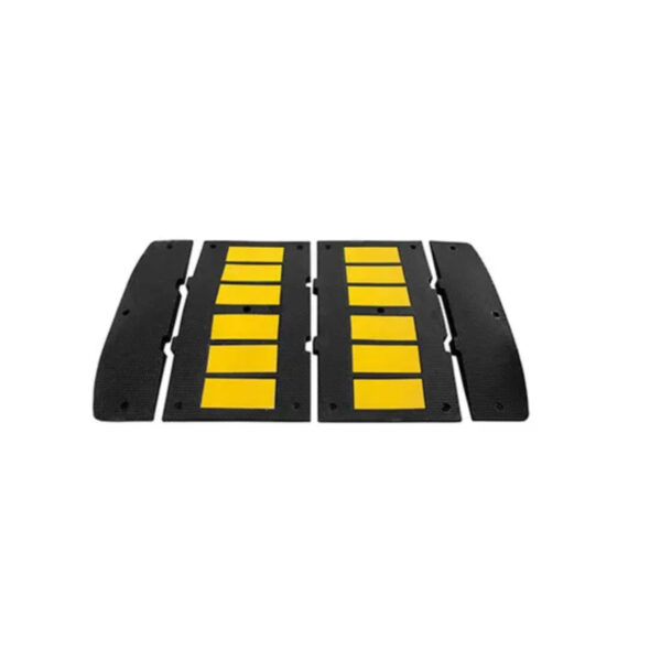 High Quality 900x750x65mm Road Safety Black Rubber Bump - Image 3