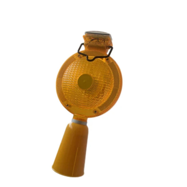 Reliable Portable Solar LED Warning Flashing Traffic Light - Image 2