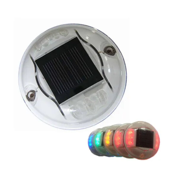 Reliable Customized 6 LED Round Plastic Solar Road Stud - Image 2