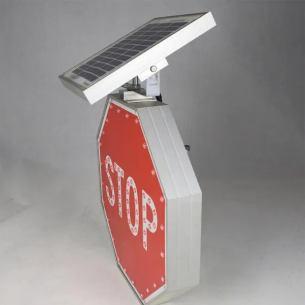 Best High Quality Solar LED Octagonal Stop Red Traffic Sign - Image 5