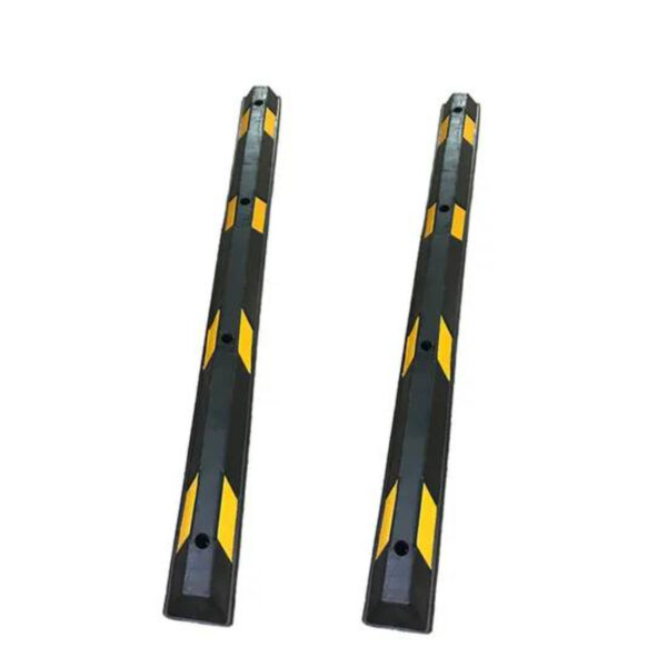Best Reflective Rubber Vehicle Wheel Stopper for Car Parking - Image 5