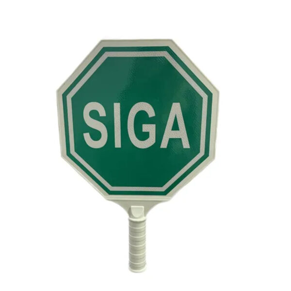 Reliable Handheld Go Stop Plastic Reflective Warning Sign - Image 2