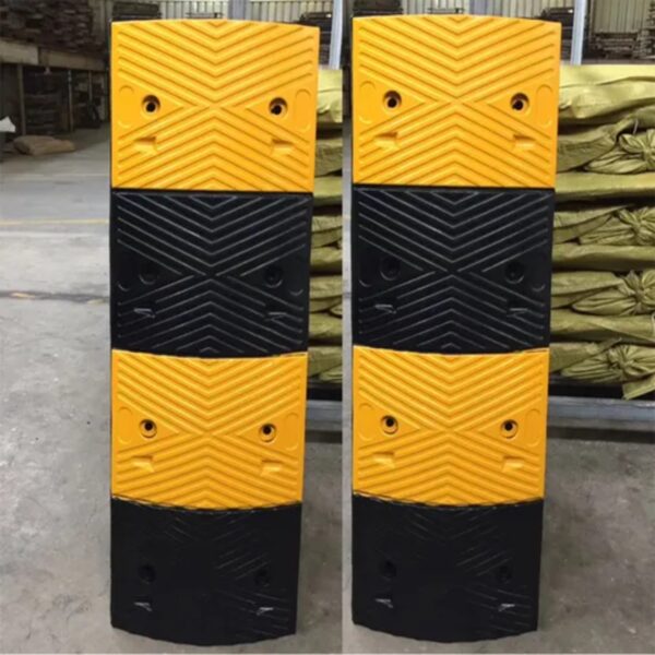 1000x350x50mm Roadway Speed Rubber Protective Hump - Image 2
