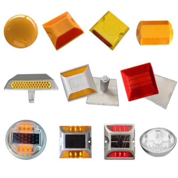 High Quality 10cm Ceramic Road Stud with 1 Reflector - Image 4