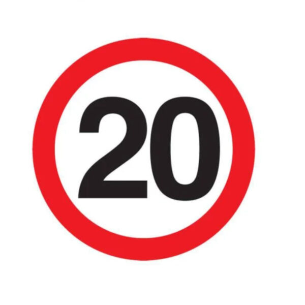 Traffic Speed Sign
