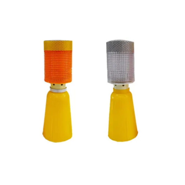Best Quality Red Blue LED Solar Powered Traffic Warning Light - Image 2