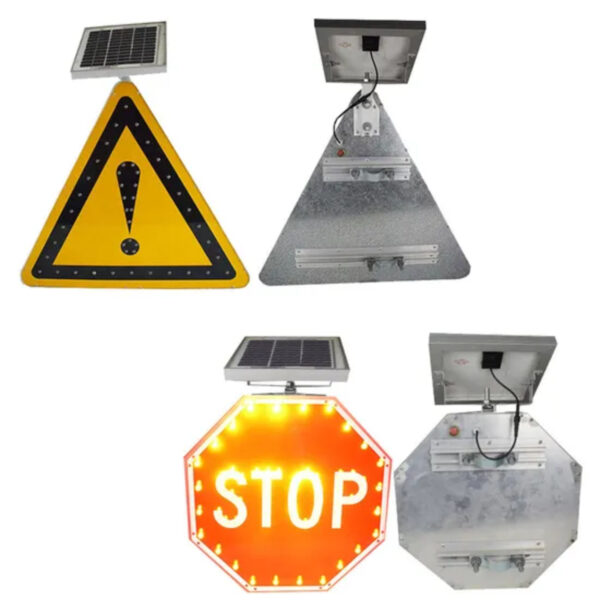 Reliable High Quality Solar Power LED Triangle Traffic Sign - Image 5