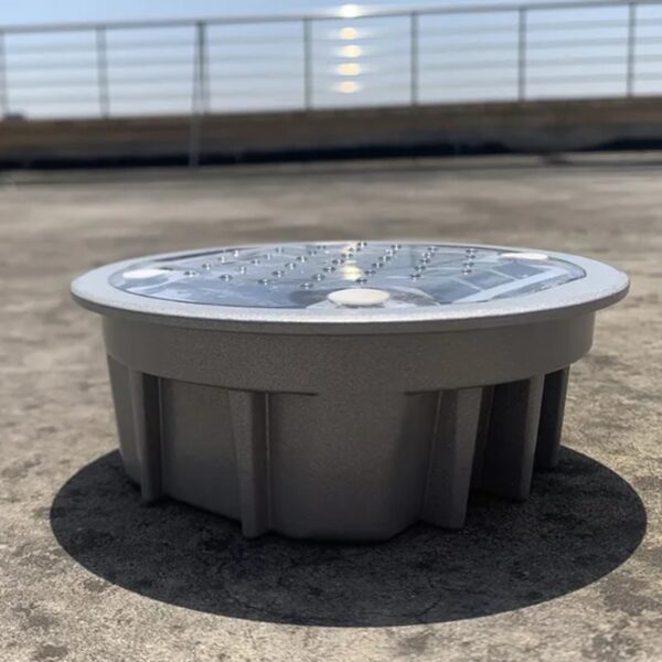 135mm Aluminum Embedded Solar Underground Road Stud - Image 5