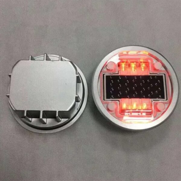 135mm Aluminum Embedded Solar Underground Road Stud - Image 6
