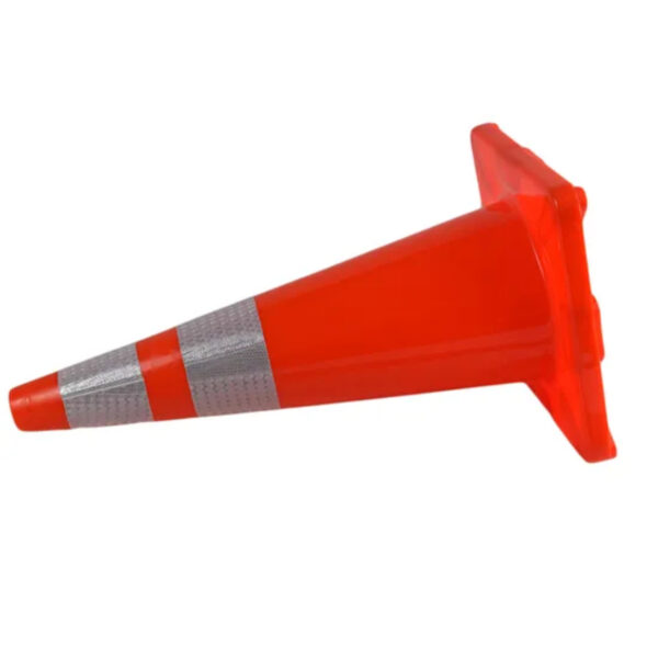 Best 70cm Orange Cone Flexible PVC Reflective Traffic Cone - Image 2