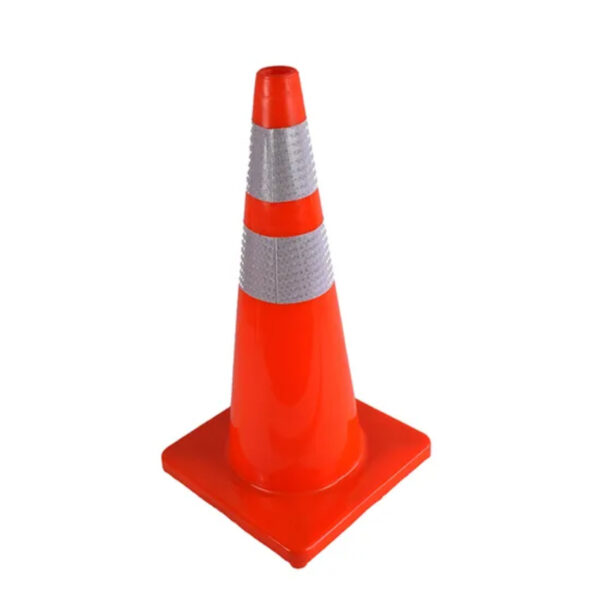 Best 70cm Orange Cone Flexible PVC Reflective Traffic Cone - Image 3