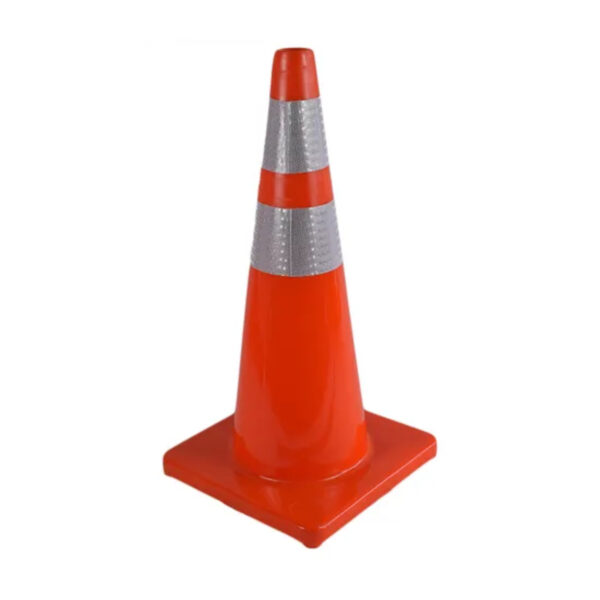 Best 70cm Orange Cone Flexible PVC Reflective Traffic Cone - Image 4