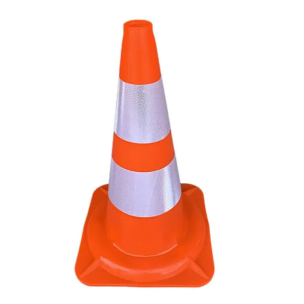 Reliable High Quality 47cm Orange Cone PVC Traffic Cone - Image 3