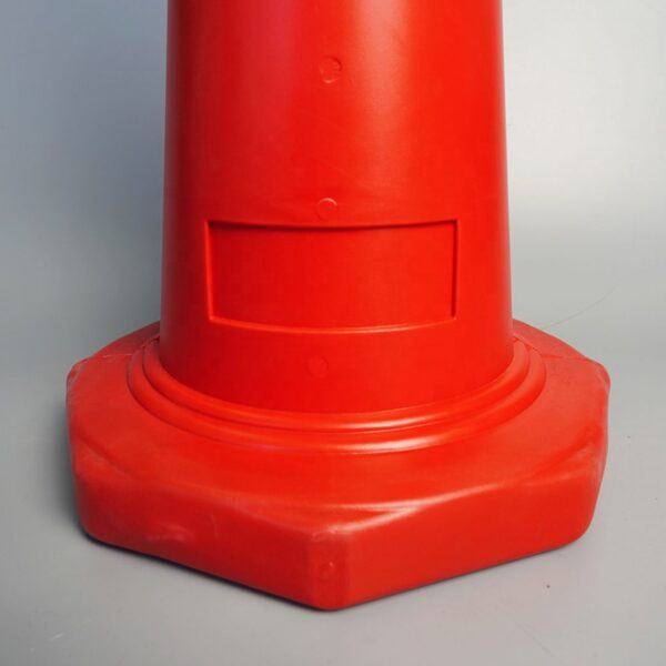 Reliable 75cm Portable Cone PE Traffic Safety Road Cone - Image 3