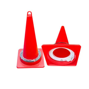 Red LED Solar Cone