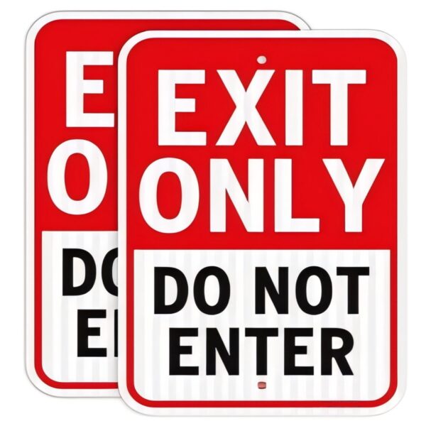 Highway Warning Sign
