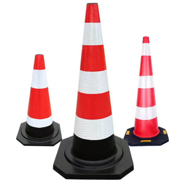 Best High Quality Rubber Traffic Cones for Road Safety - Image 2