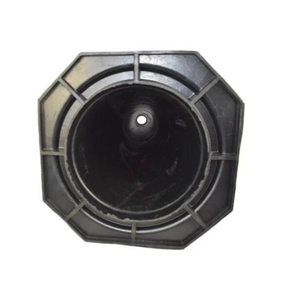 28 Inch Black Base Road Safety Flexible Rubber Traffic Cone - Image 3