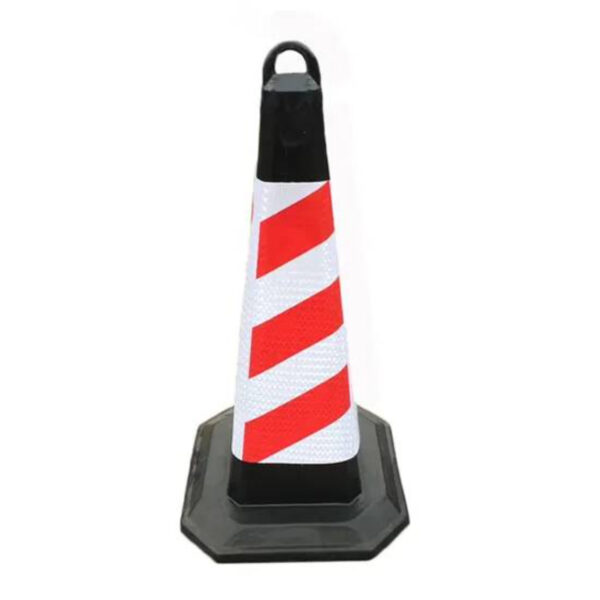 Reliable 75cm Reflective Roadway Safety PE Traffic Cone - Image 2
