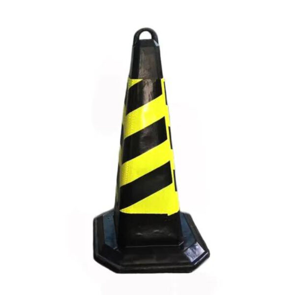 Reliable 75cm Reflective Roadway Safety PE Traffic Cone - Image 3