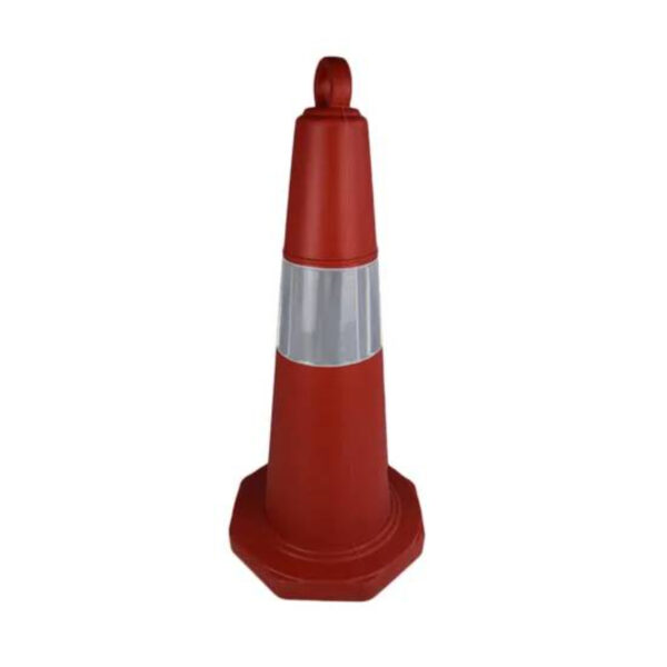 Reliable 75cm Reflective Traffic Safety Sand Filled PE Cone - Image 2
