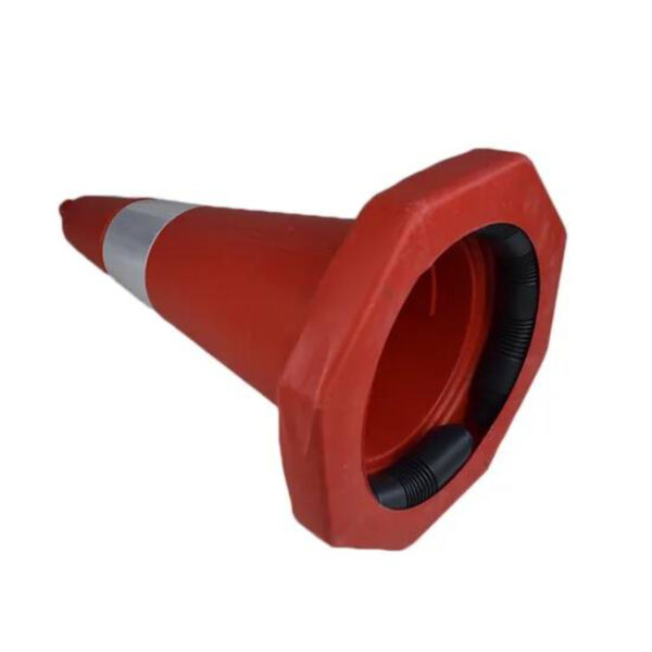 Reliable 75cm Reflective Traffic Safety Sand Filled PE Cone - Image 3