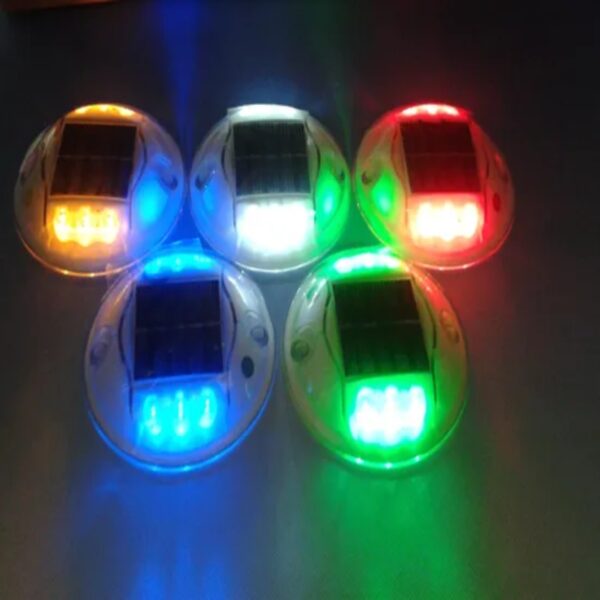 Waterproof Solar Dock Stud Driveway Marker Lights for Warning - Image 4