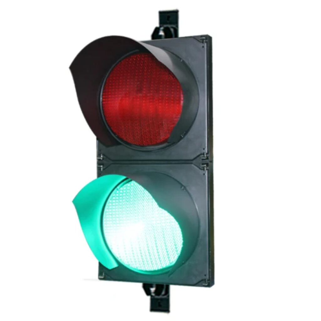 Two Colors Traffic Light