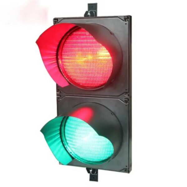 200mm Diameter Light Green Red High Flux Traffic Light - Image 4