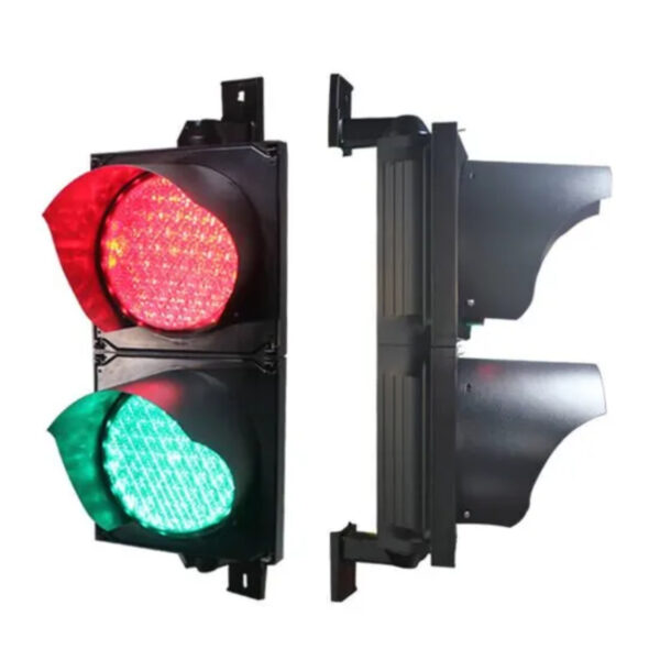 200mm Two Colors Light Smart Red Green LED Traffic Light - Image 4