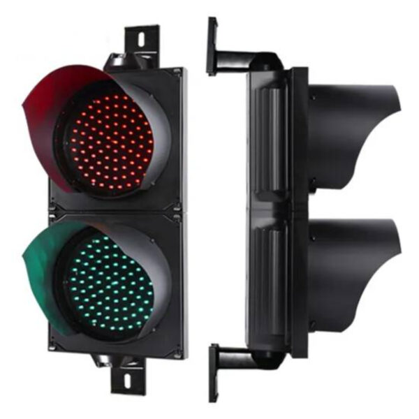 200mm Waterproof Light Traffic Signal Light with C-Bracket - Image 2
