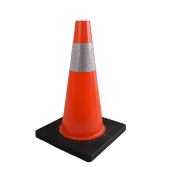 High Quality 45cm Durable Cone Orange PVC Traffic Cone - Image 4